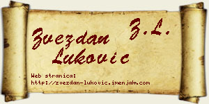 Zvezdan Luković vizit kartica